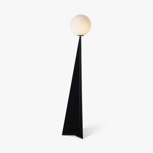 Apex Sphere Floor Light, Floor Lamp, Metal, ∅ 11.8″ x H 66.9″