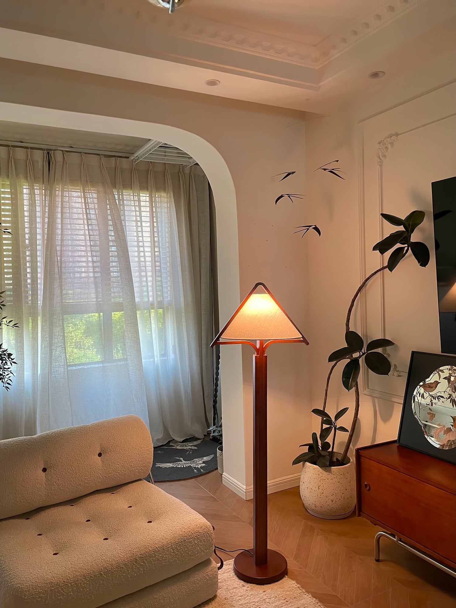 Apex Triangle Shade Floor Light, Floor Lamp, detail 16