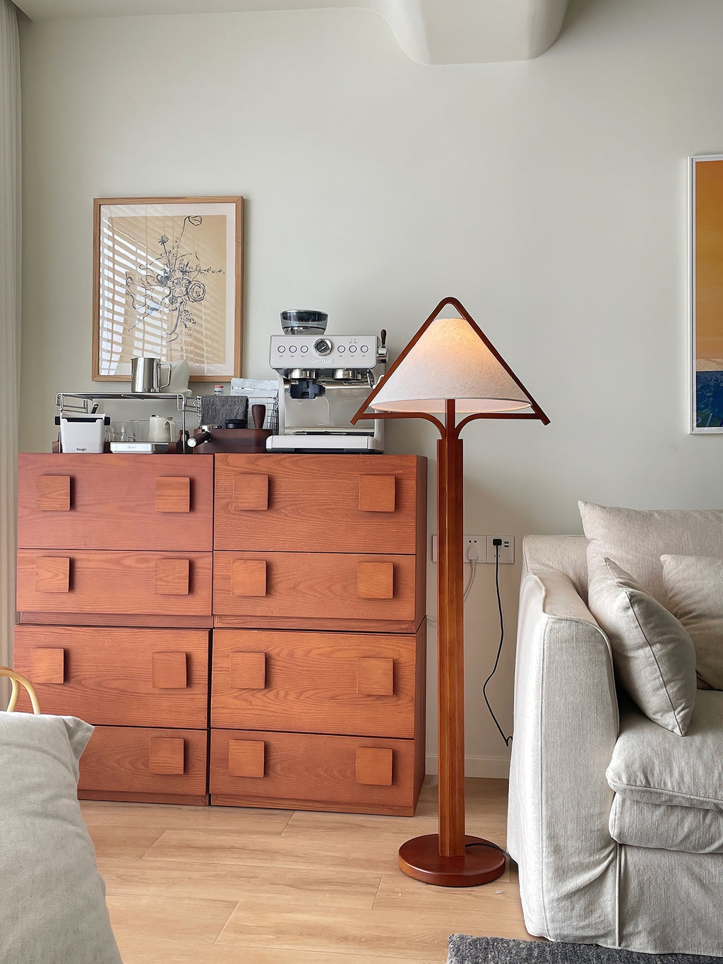 Apex Triangle Shade Floor Light, Floor Lamp, detail 18
