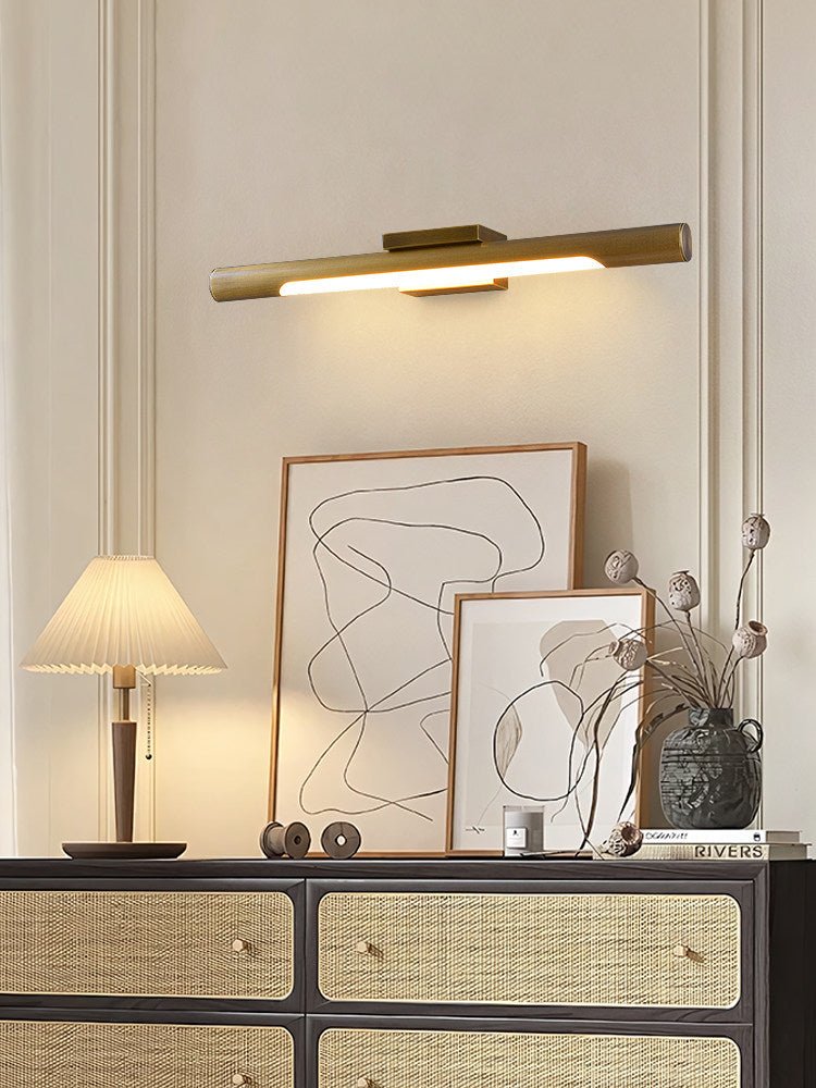 Liora Brass Wall Light, Hardwired Wall Sconce, detail 5