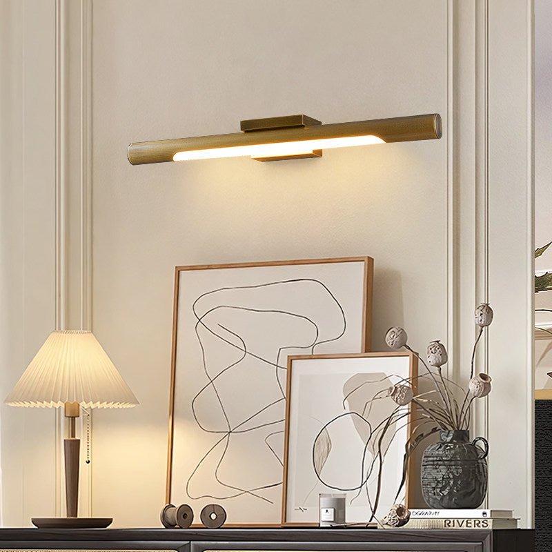 Liora Brass Wall Light, Hardwired Wall Sconce, detail 3