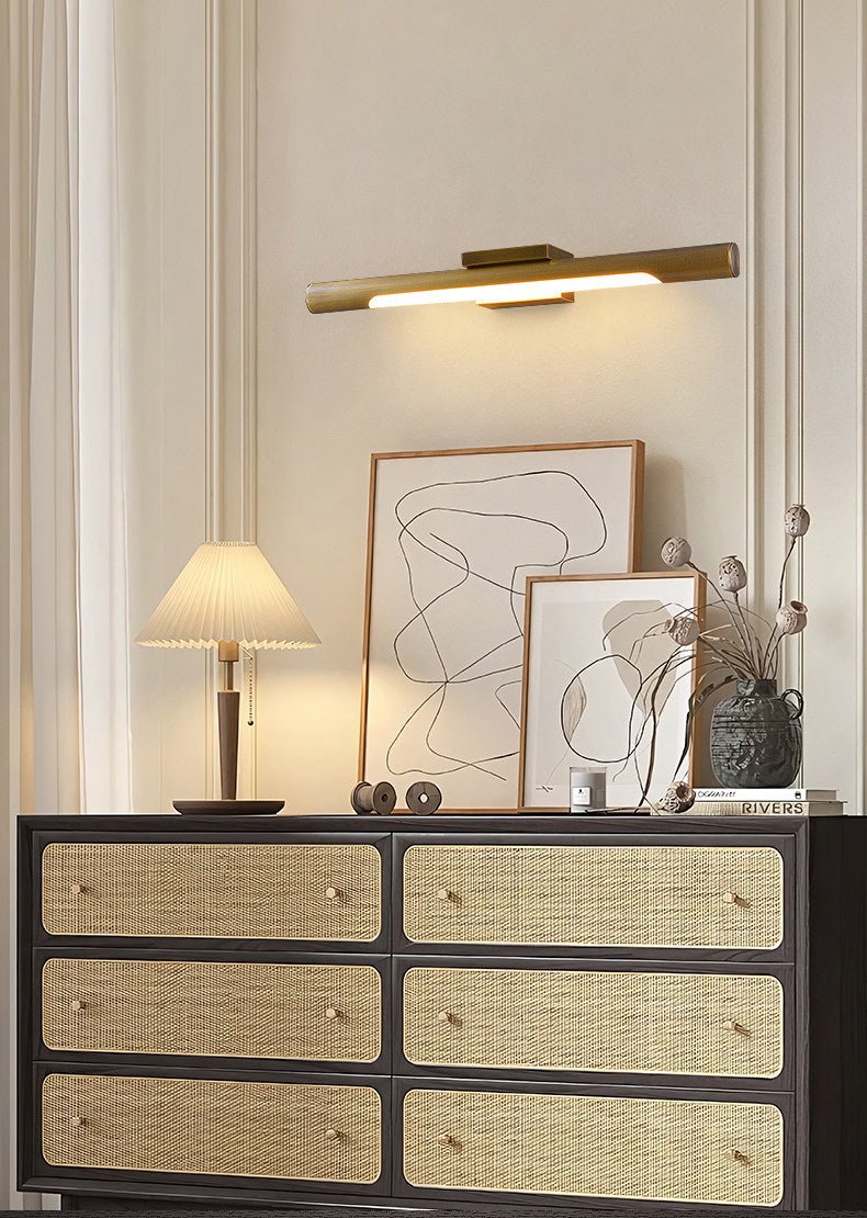 Liora Brass Wall Light, Hardwired Wall Sconce, detail 9