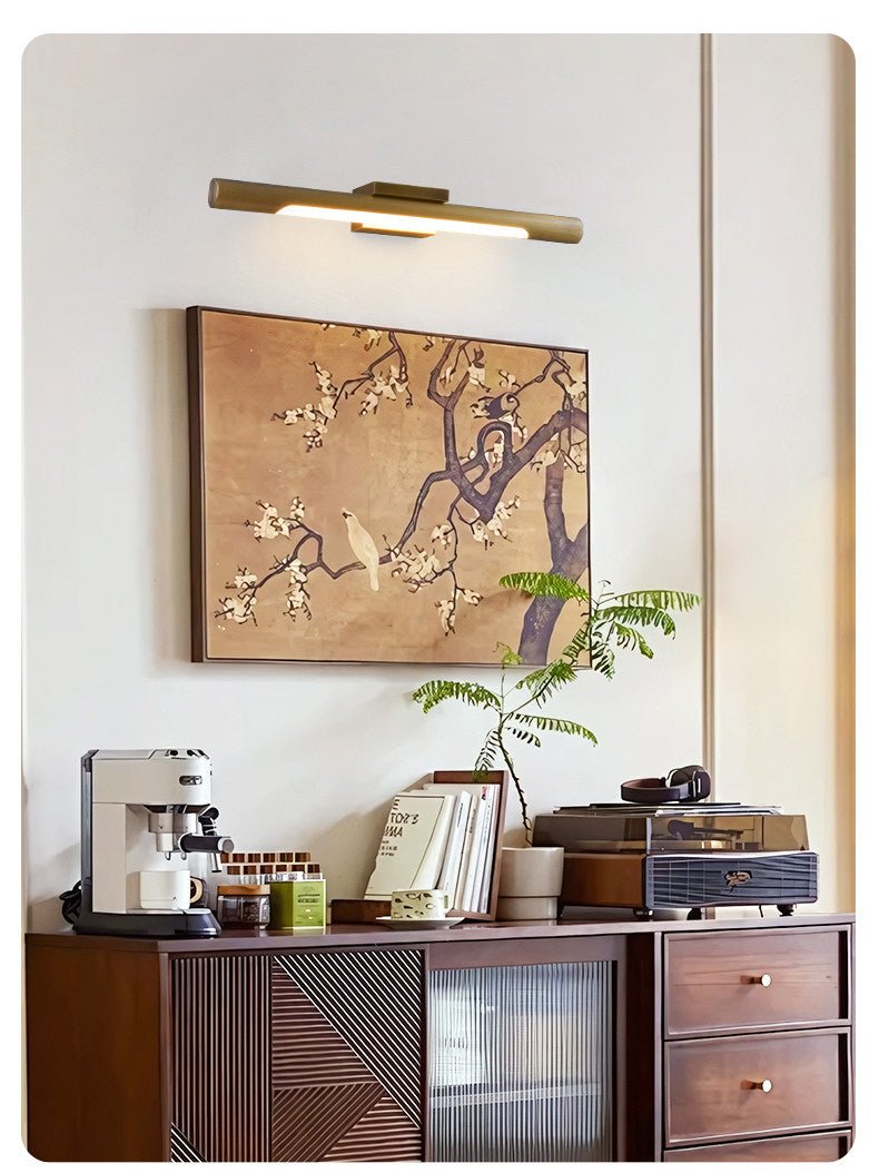 Liora Brass Wall Light, Hardwired Wall Sconce, detail 11