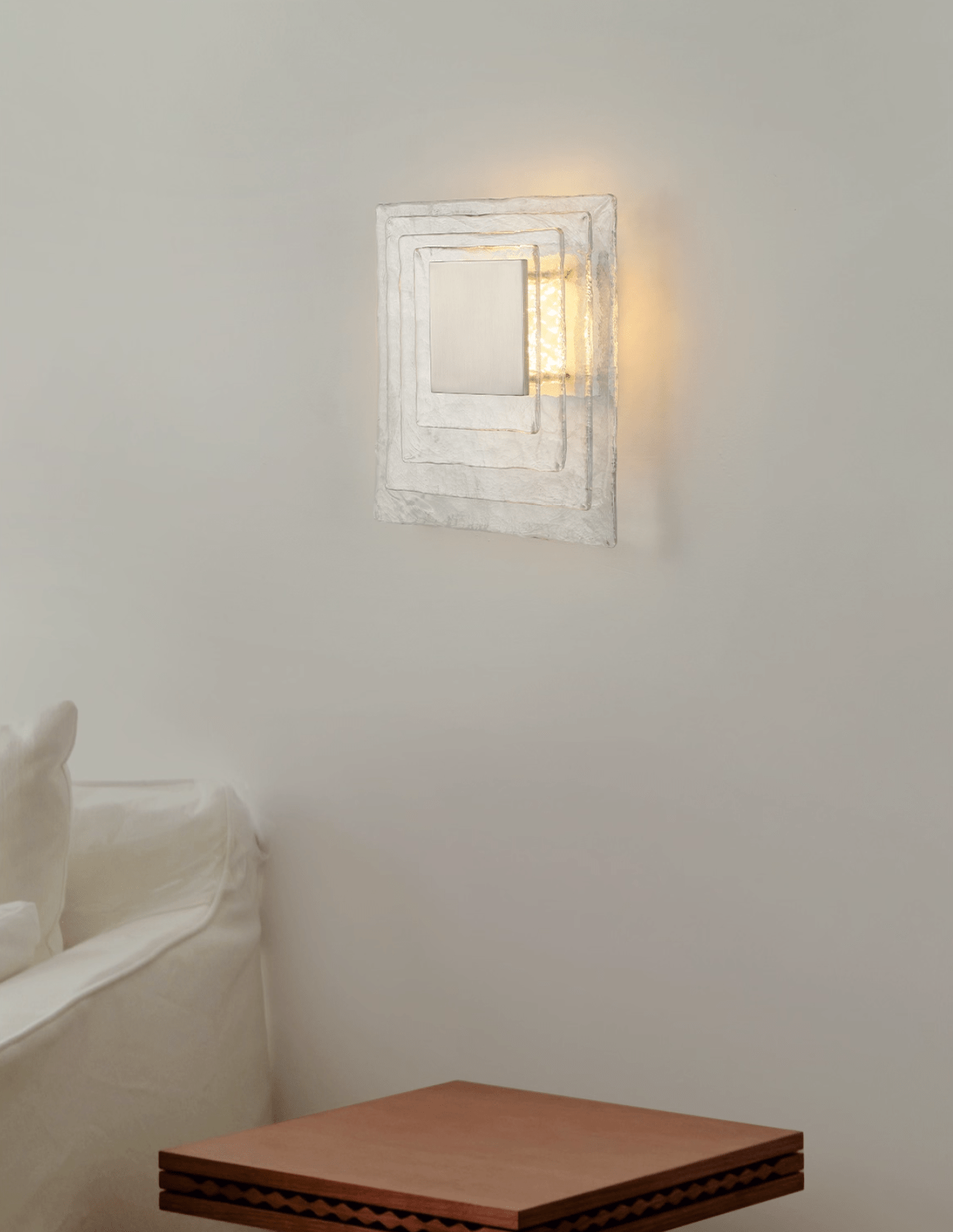 Aqua Cascade Wall Light, Hardwired Wall Sconce, detail 6