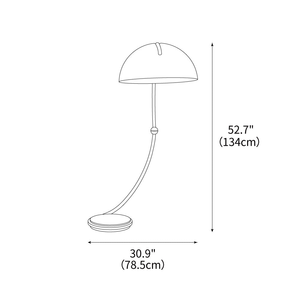 Arc Glow Floor Light 30.9", Floor Lamp, detail 3