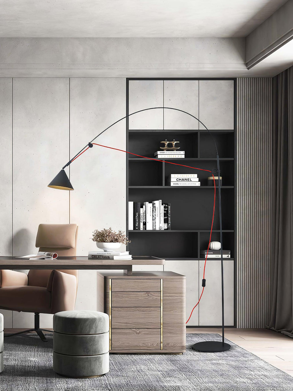 Flexora Luxe Torchiere Floor Light, Floor Lamp, detail 8