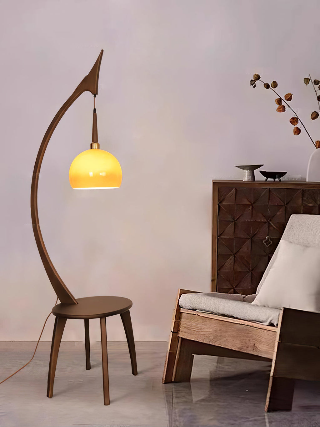Arc Curve Floor Light, Floor Lamp, detail 4