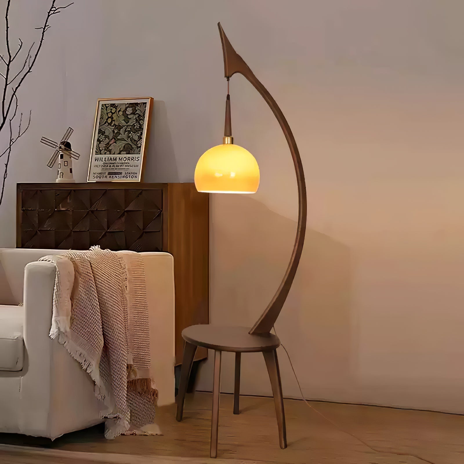 Arc Curve Floor Light, Floor Lamp, detail 2