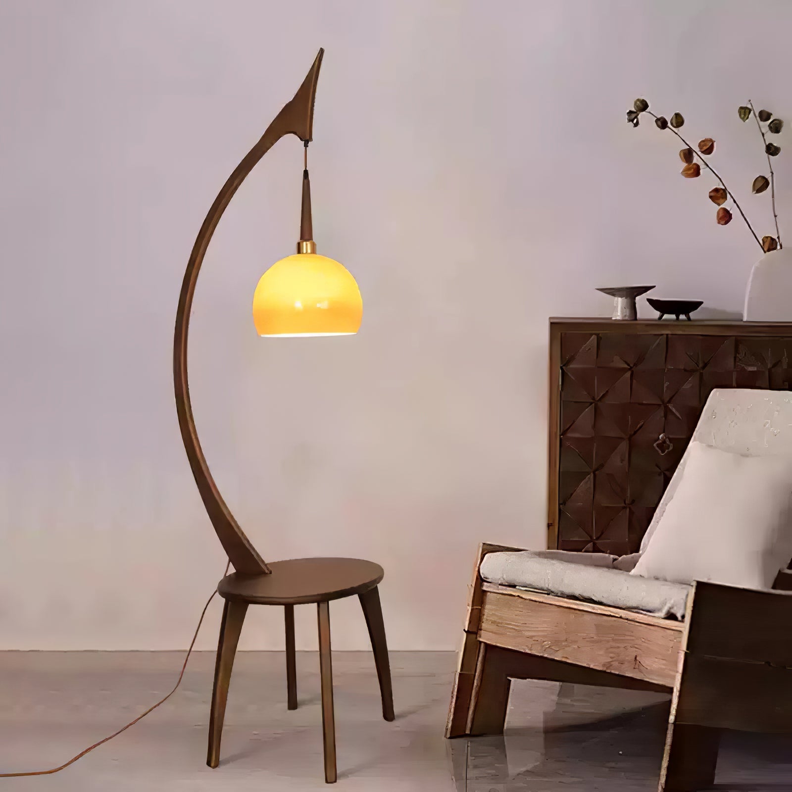 Arc Curve Floor Light, Floor Lamp, detail 3
