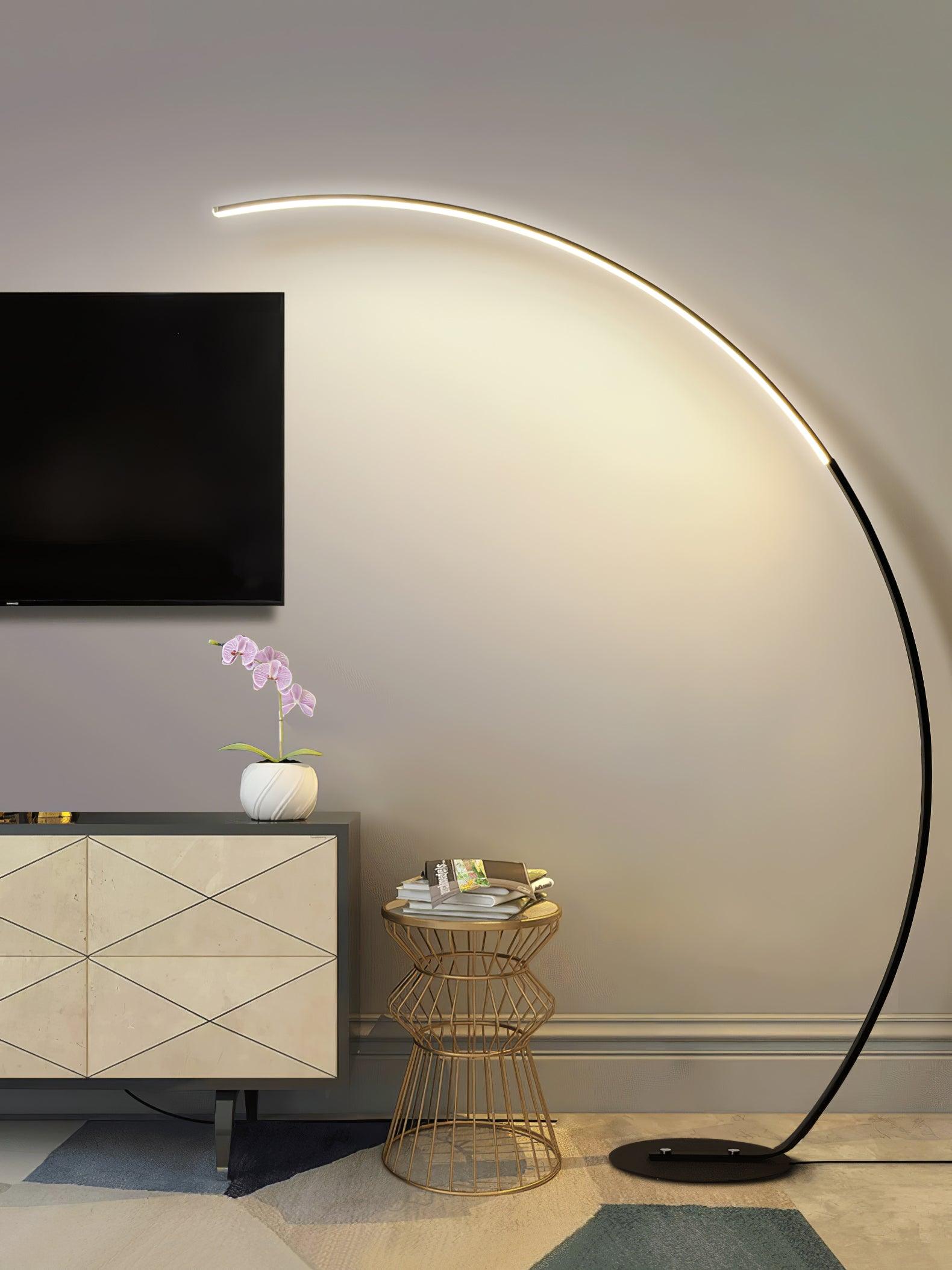 Arc Floor Light - W 120cm x H 170 cm Metal, Floor Lamp, detail 5