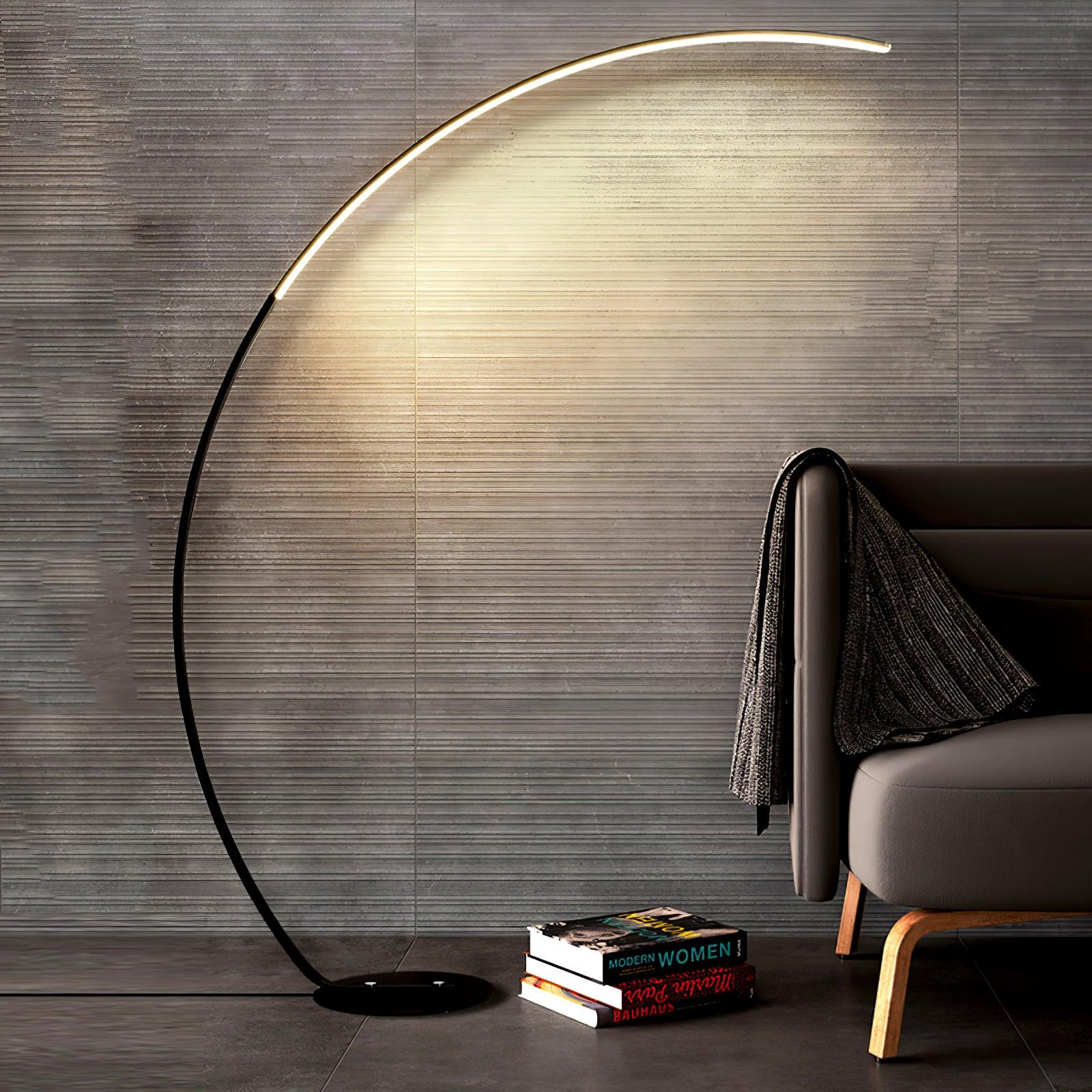 Arc Floor Light - W 120cm x H 170 cm Metal, Floor Lamp, detail 2