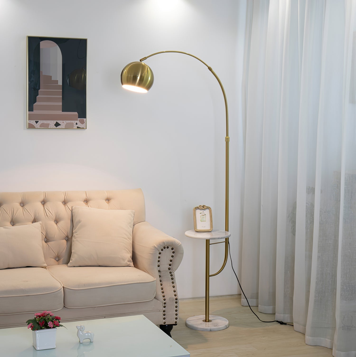 Arc Nightstand Floor Light, Floor Lamp, detail 16