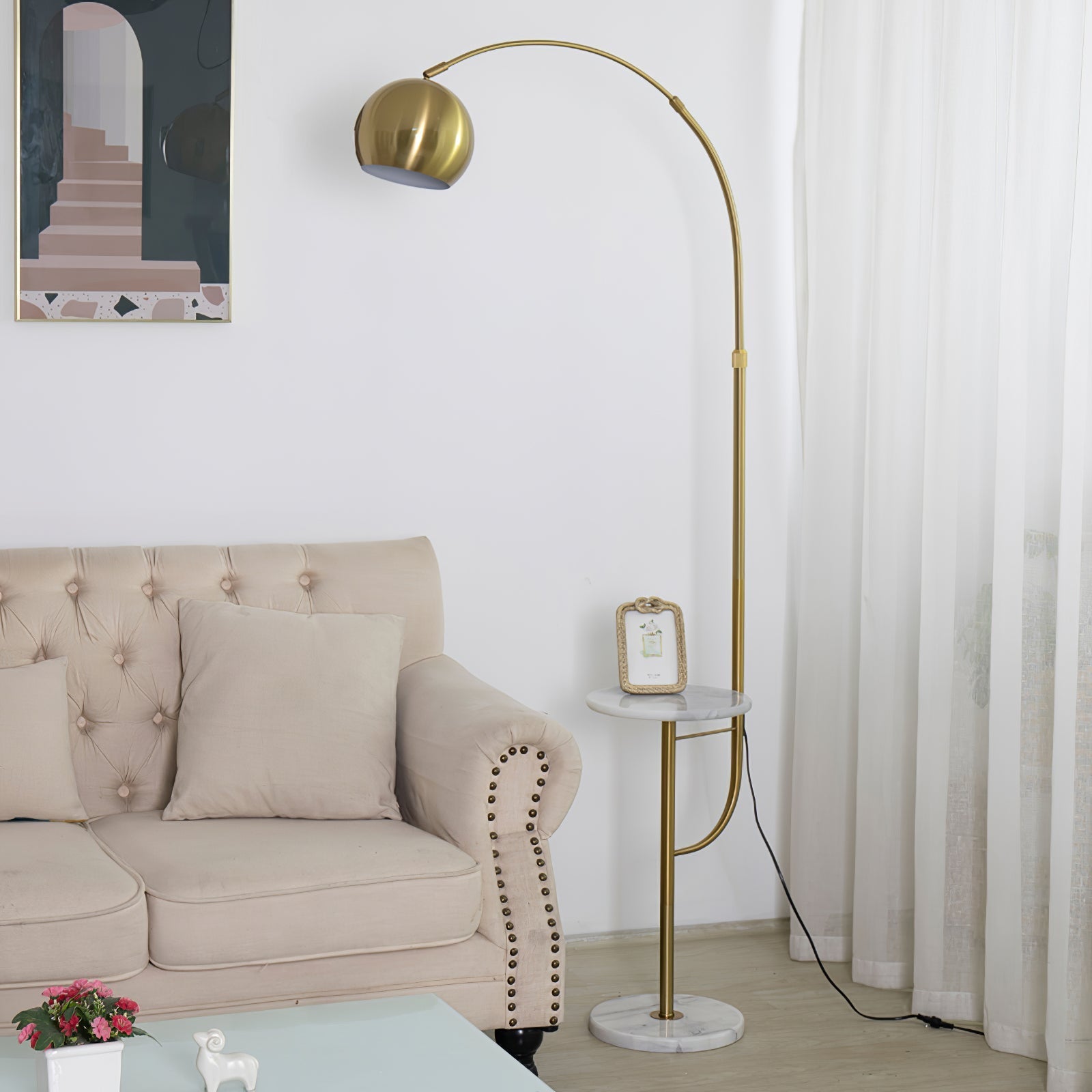 Arc Nightstand Floor Light, Floor Lamp, detail 11