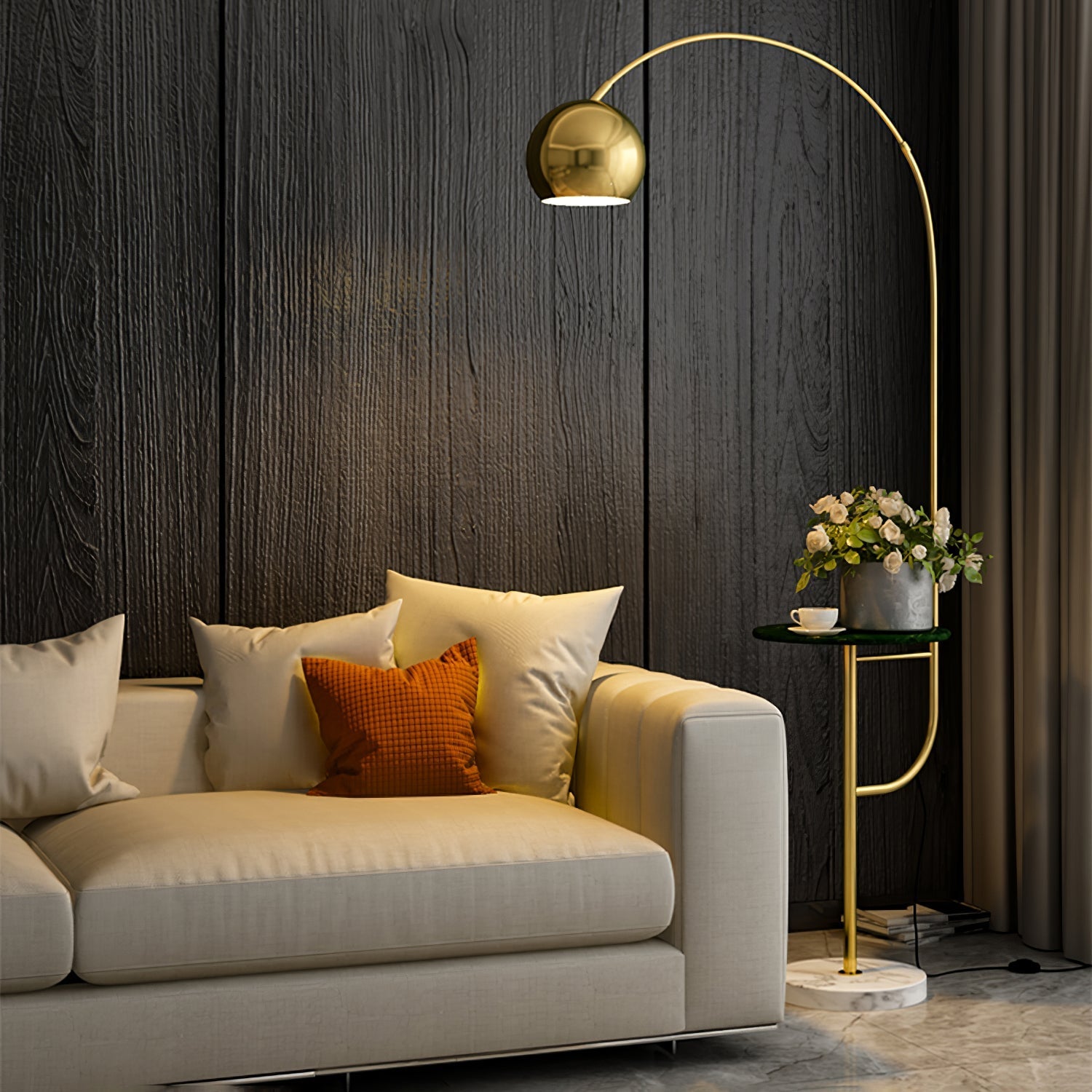Arc Nightstand Floor Light, Floor Lamp, detail 9
