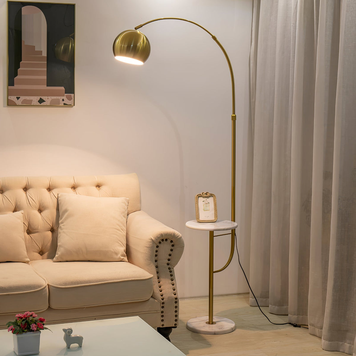 Arc Nightstand Floor Light, Floor Lamp, detail 10