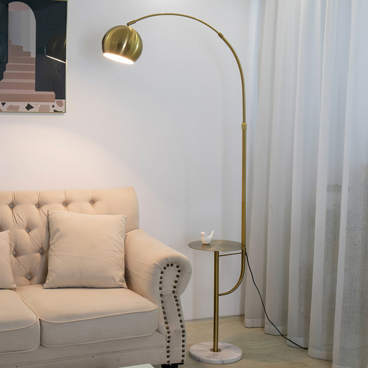 Arc Nightstand Floor Light, Floor Lamp, detail 13