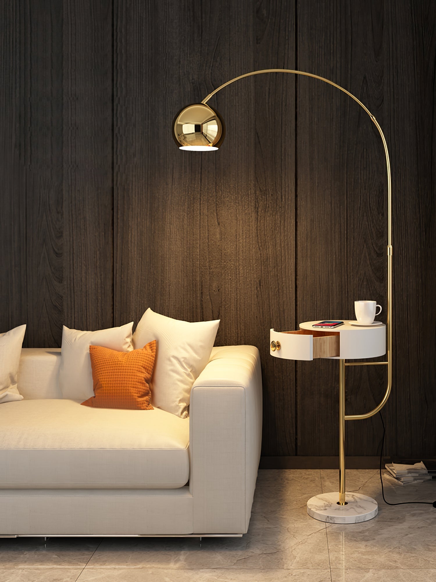 Arc Nightstand Floor Light, Floor Lamp, detail 15