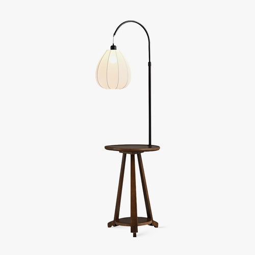 Arc Side Table Floor Light, Floor Lamp, Metal, ∅ 16.5″ x H 66.9″