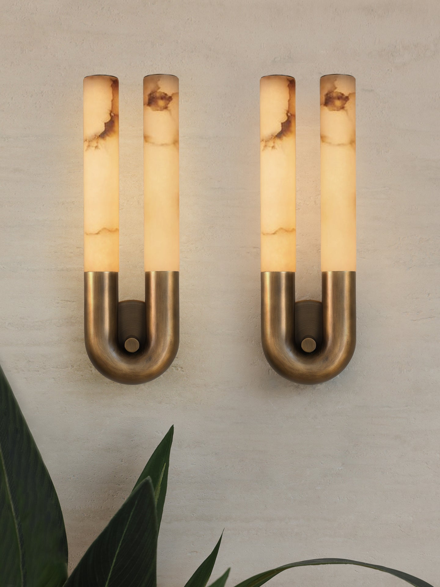 Arch Alabaster Wall Light, Hardwired Wall Sconce, detail 8