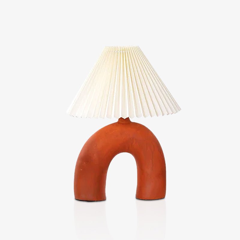 Arched Pleated Table Light, Bedside Table Lamp, detail 17