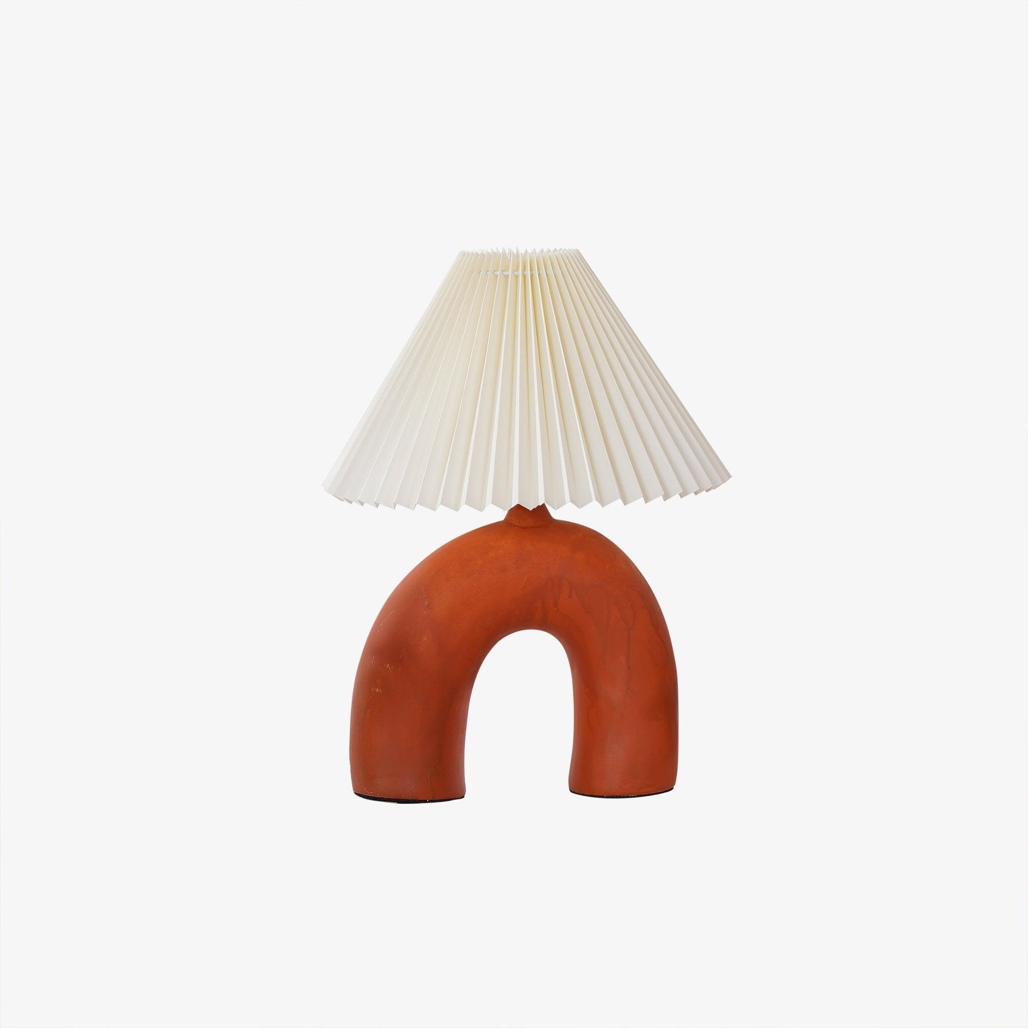 Arched Pleated Table Light, Bedside Table Lamp, detail 13