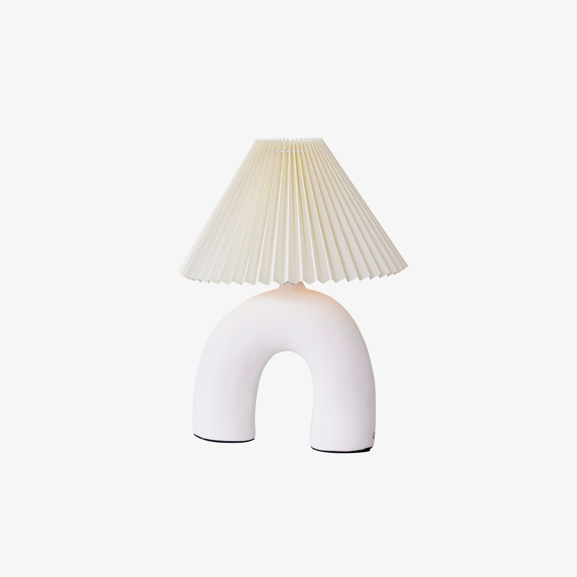Arched Pleated Table Light, Bedside Table Lamp, detail 15