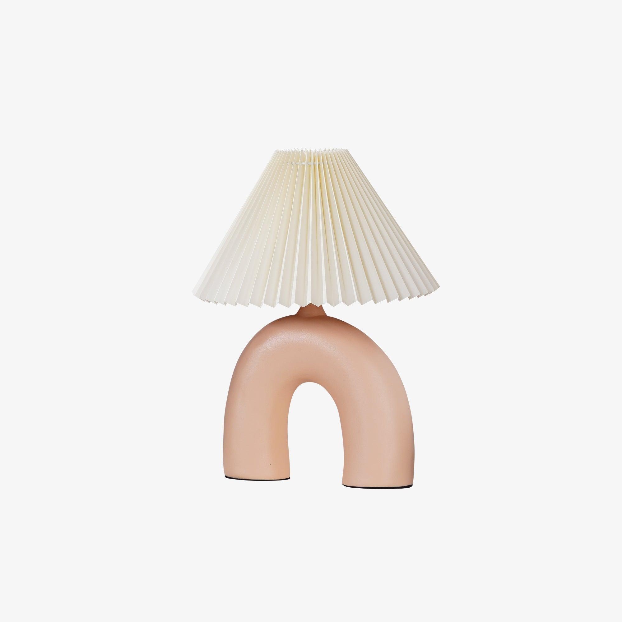 Arched Pleated Table Light, Bedside Table Lamp, detail 16