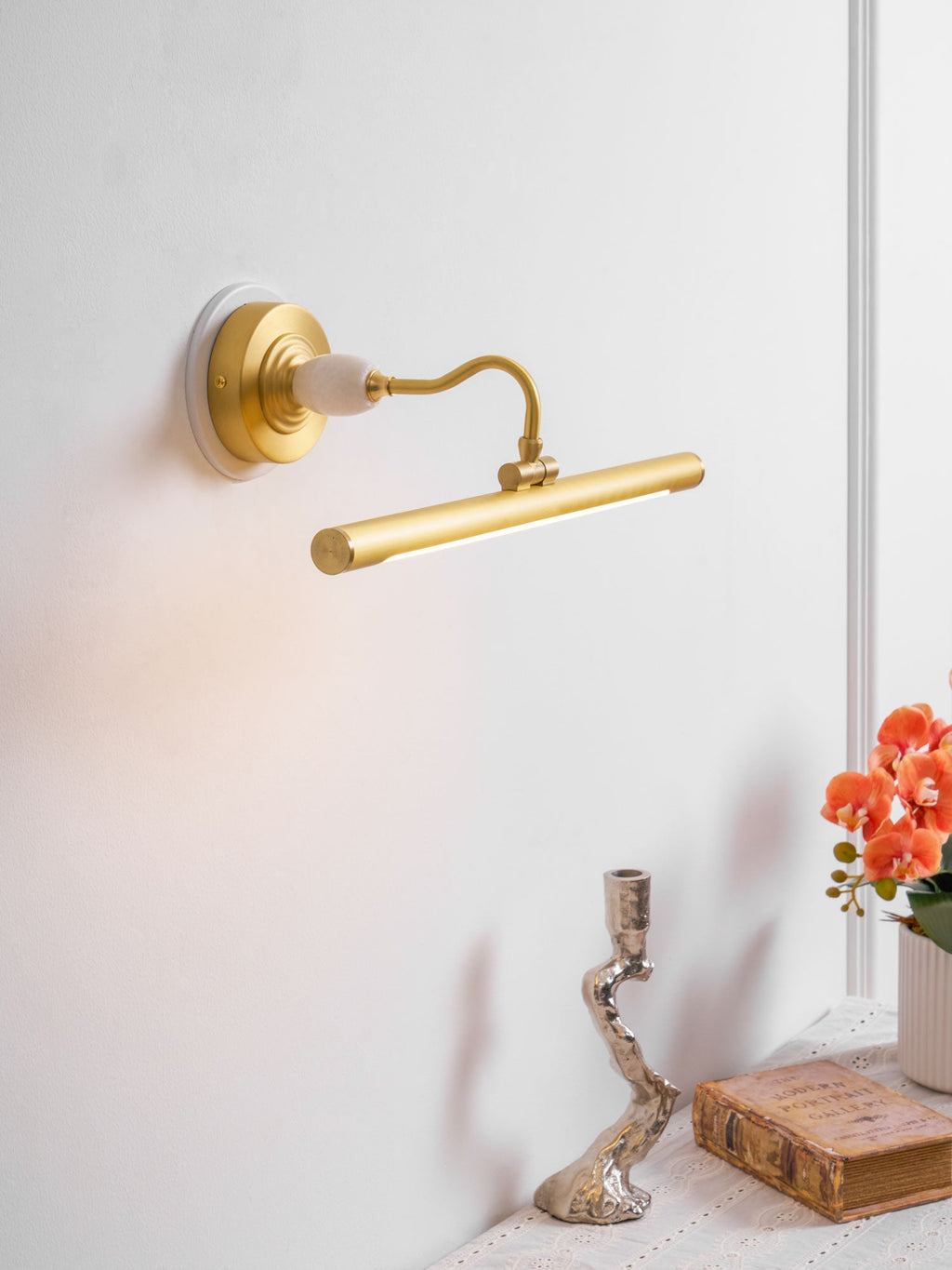 Archer Art Linear Wall Light, Hardwired Wall Sconce, detail 16