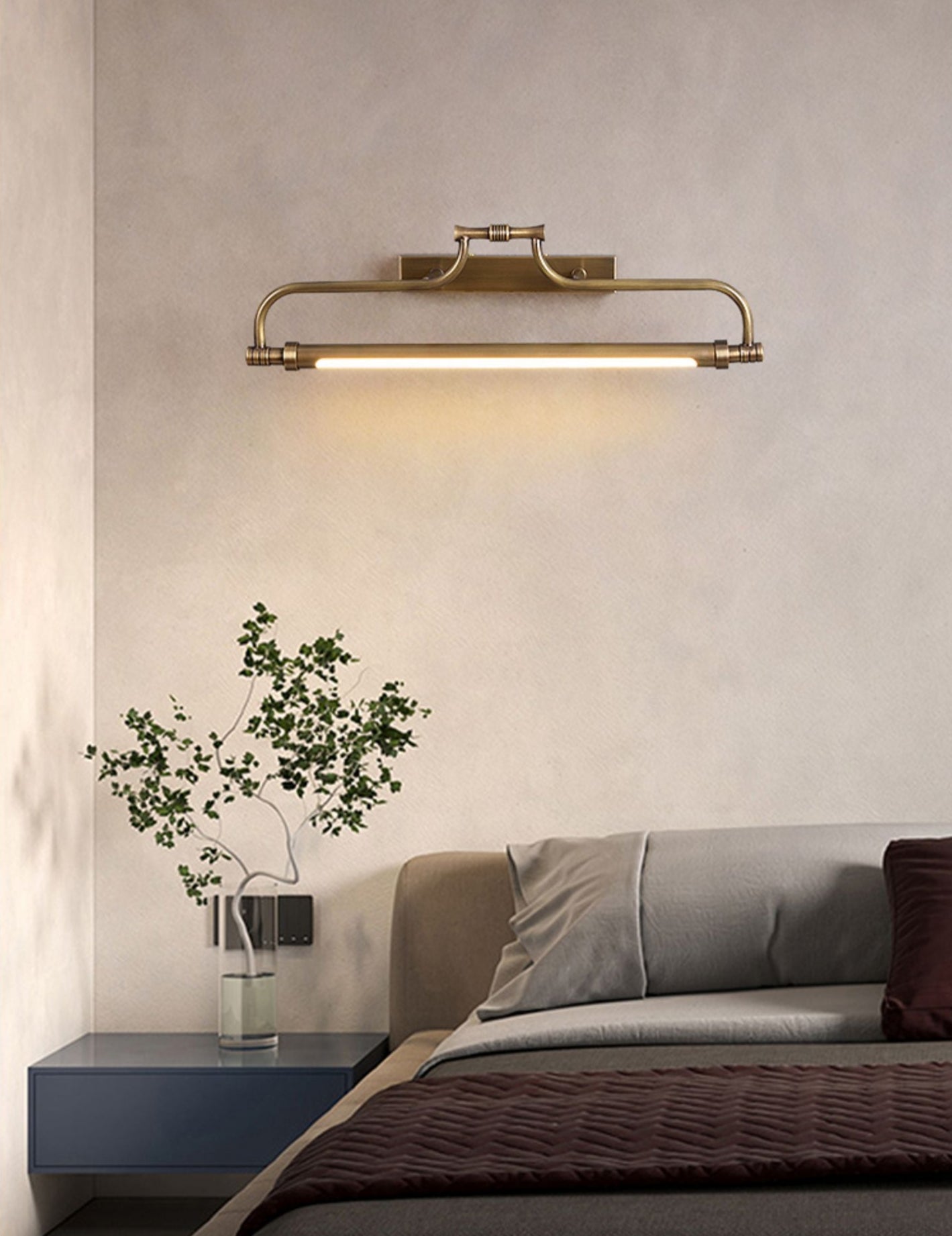 Arclore Gallery Vanity Wall Fixture - L 52cm x H 14cm Metal, Bathroom Vanity Light, detail 9