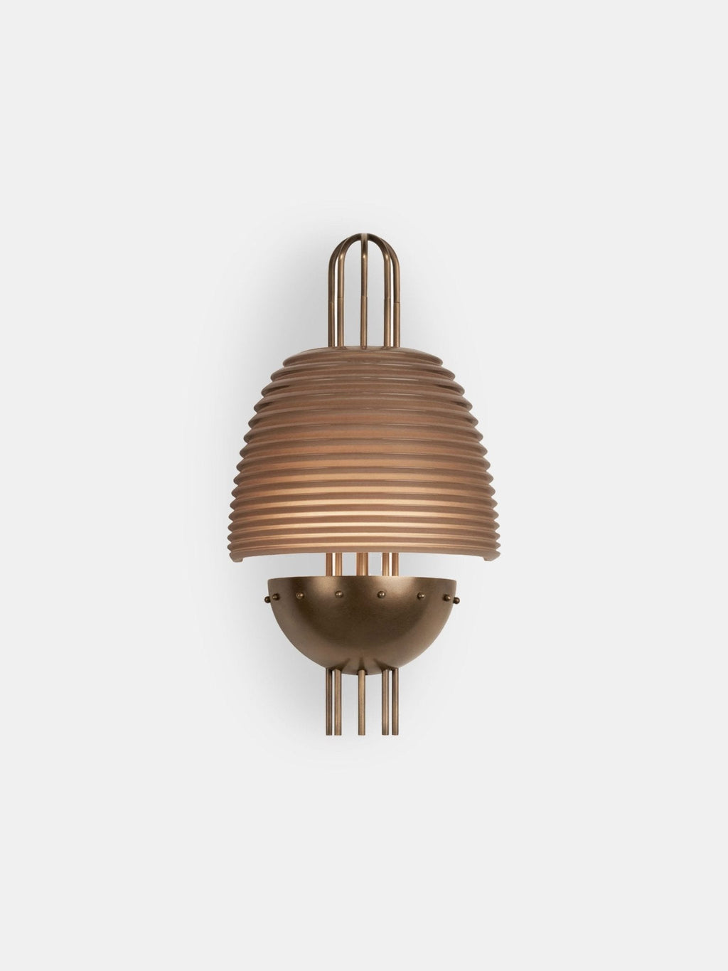 Arclune Ribbed Wall Light, Hardwired Wall Sconce, detail 8