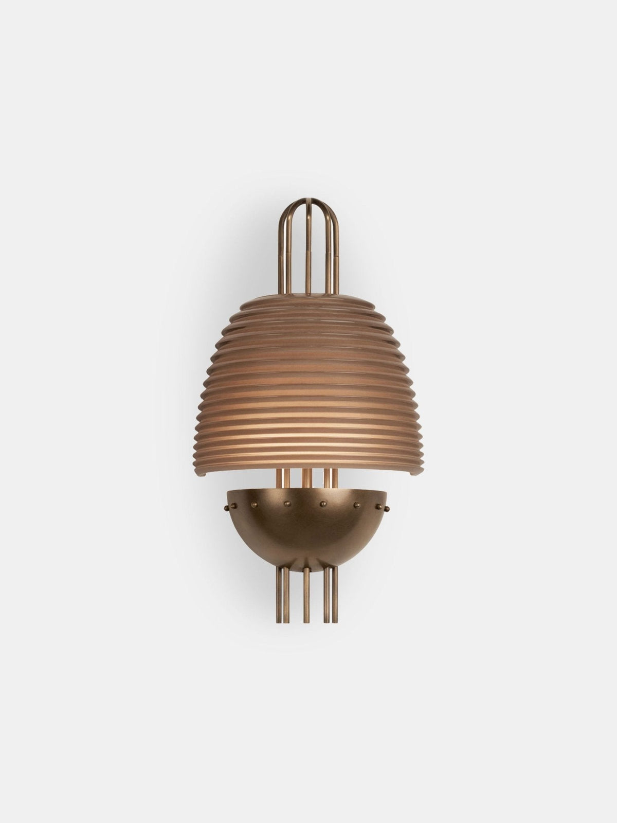 Arclune Ribbed Wall Light, Hardwired Wall Sconce, detail 8