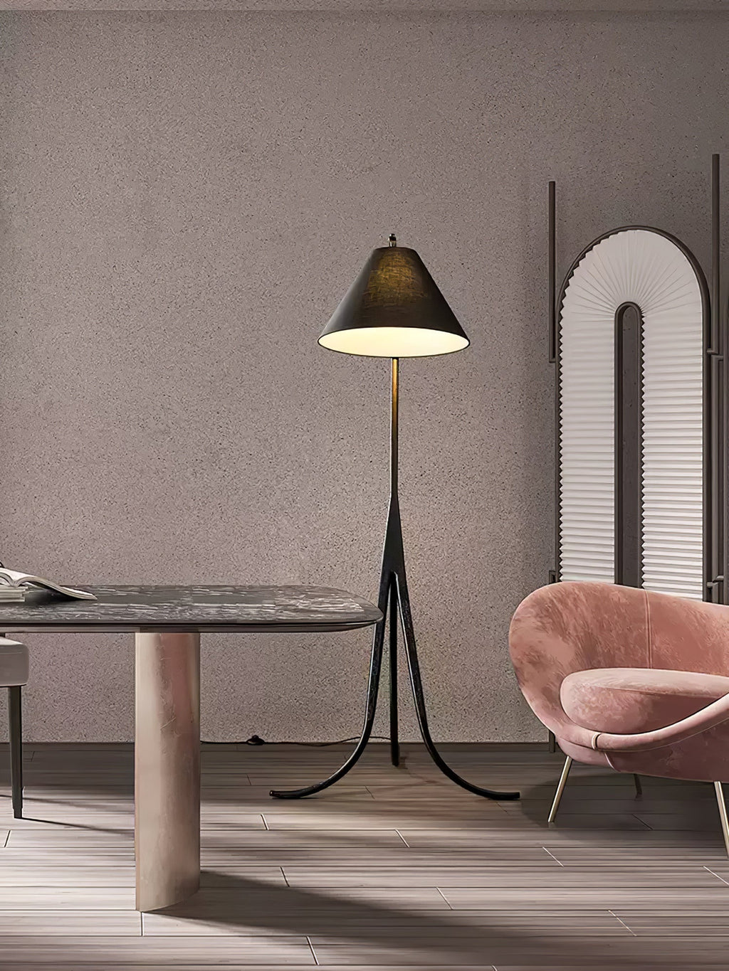 Arcwood Floor Light, Floor Lamp, detail 15