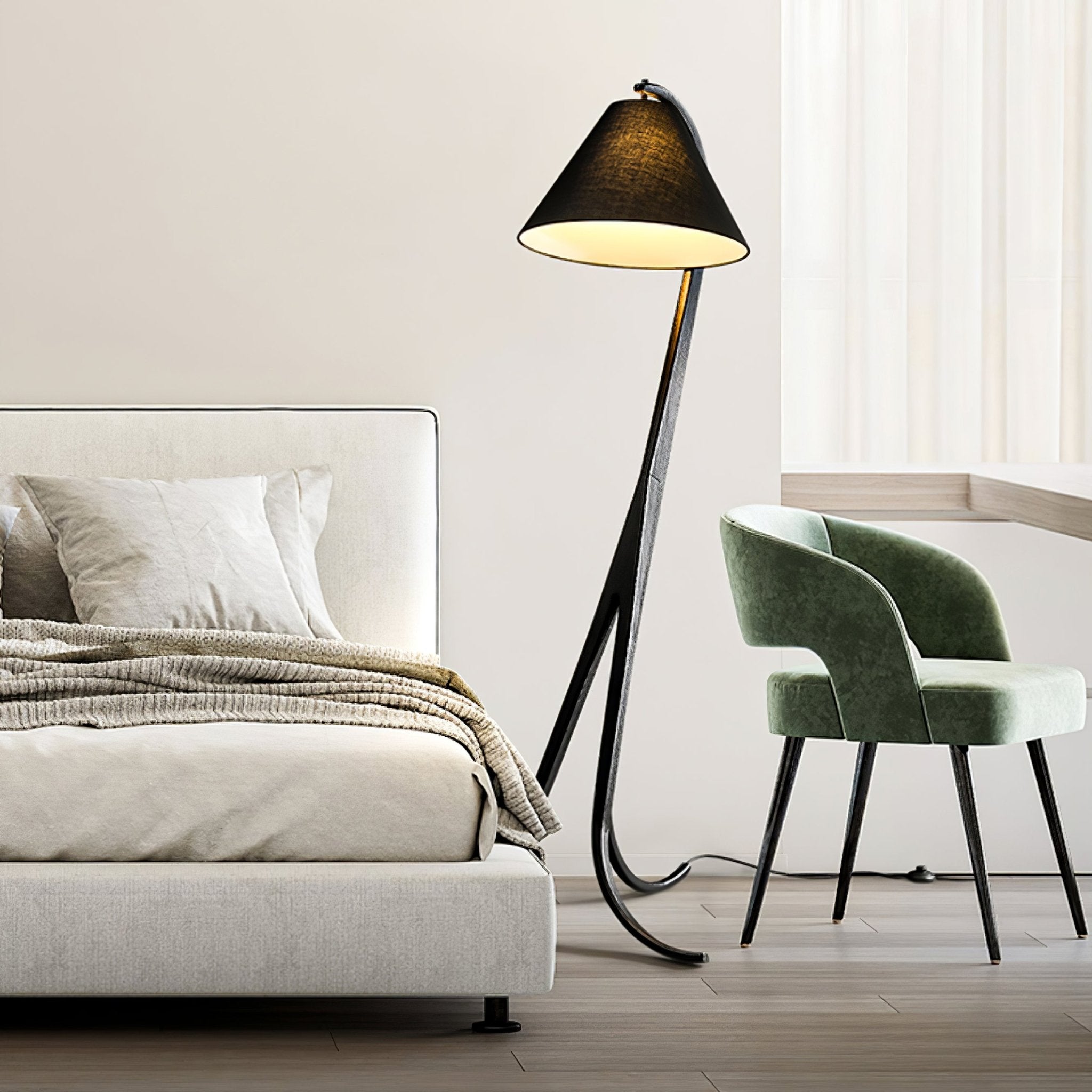 Arcwood Floor Light, Floor Lamp, detail 4