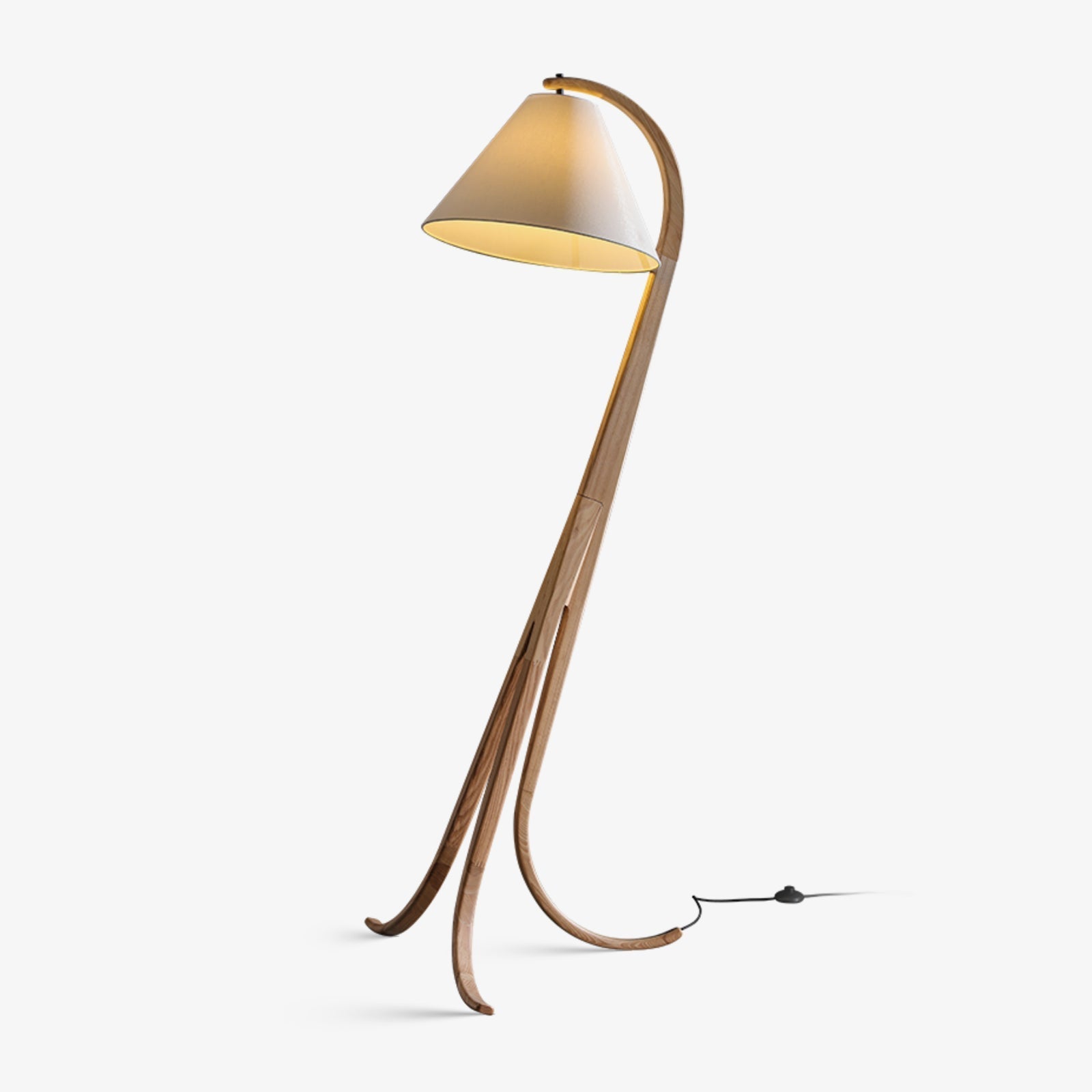 Arcwood Floor Light, Floor Lamp, Metal, Dia 78cm x H 180cm