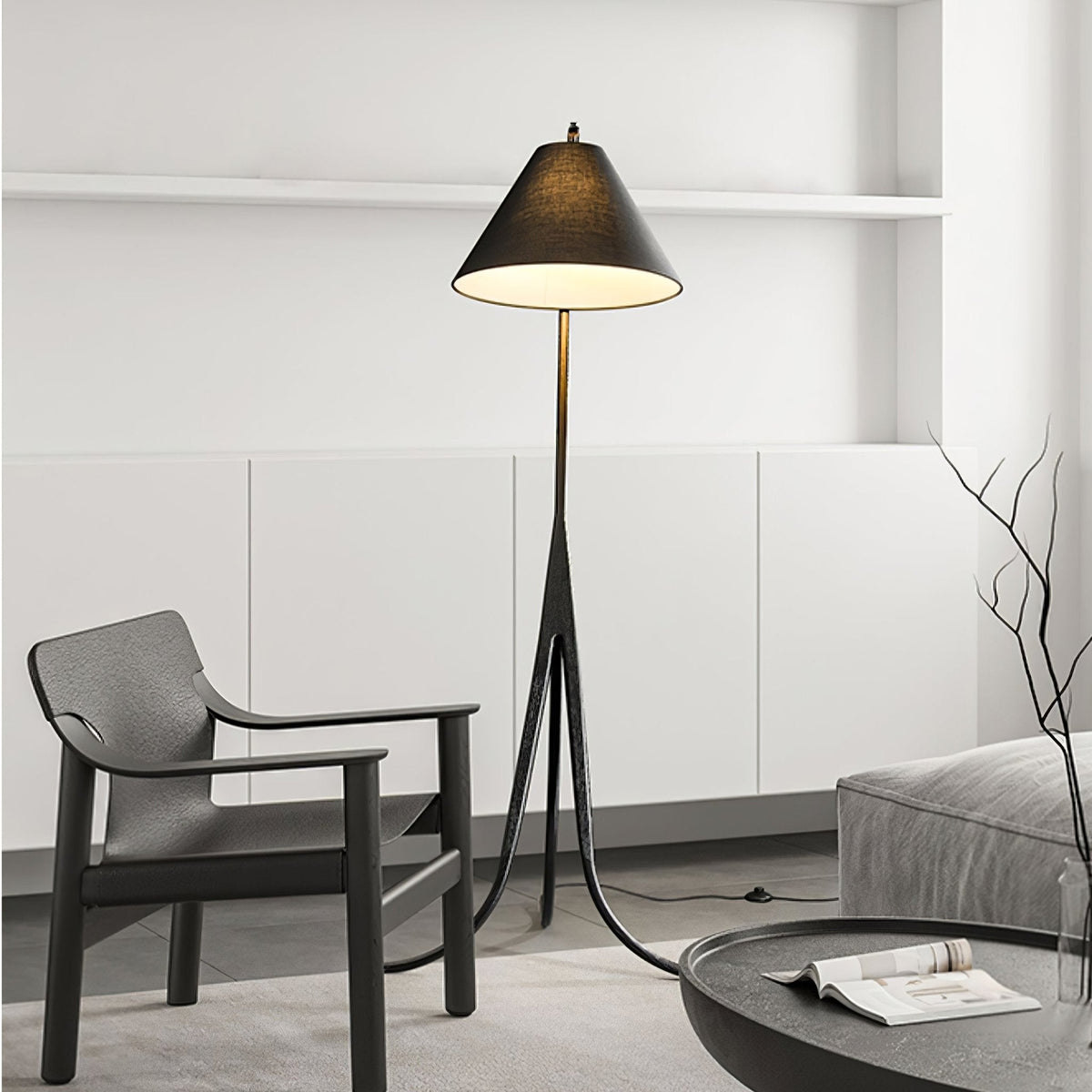 Arcwood Floor Light, Floor Lamp, detail 5