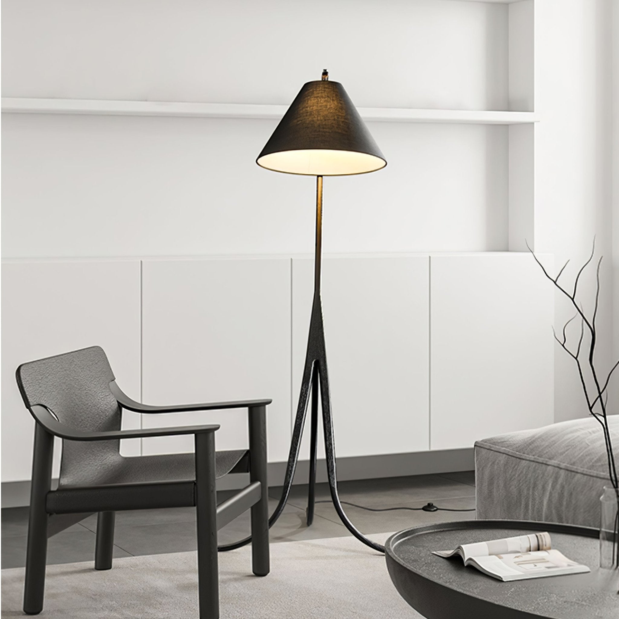 Arcwood Floor Light, Floor Lamp, detail 5