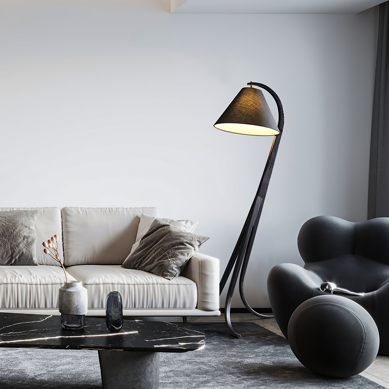 Arcwood Floor Light, Floor Lamp, detail 14