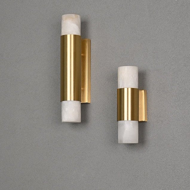 Arden Alabaster Wall Light, Hardwired Wall Sconce, detail 9