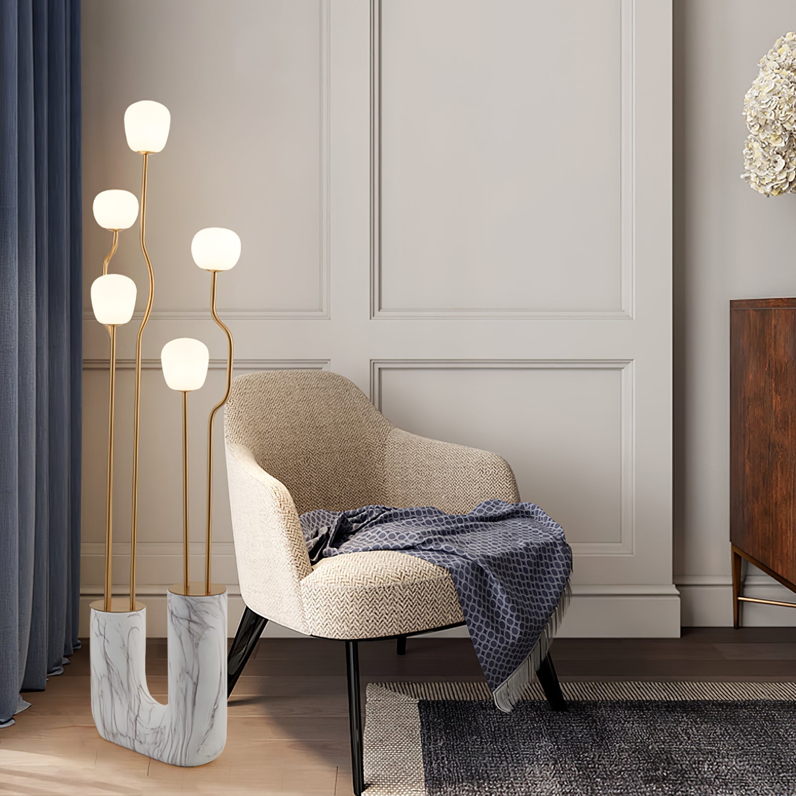 Aria Bloom Floor Light, Floor Lamp, detail 14