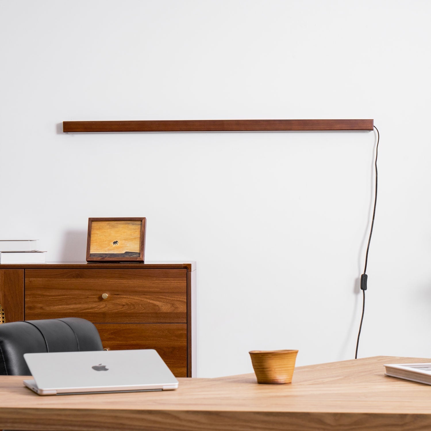 Arlo Linear Wood Plug-In Wall Light, Plug-In Wall Sconce, detail 13