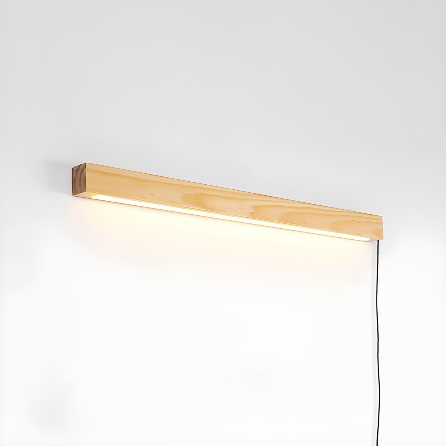 Arlo Linear Wood Plug-In Wall Light, Plug-In Wall Sconce, detail 10