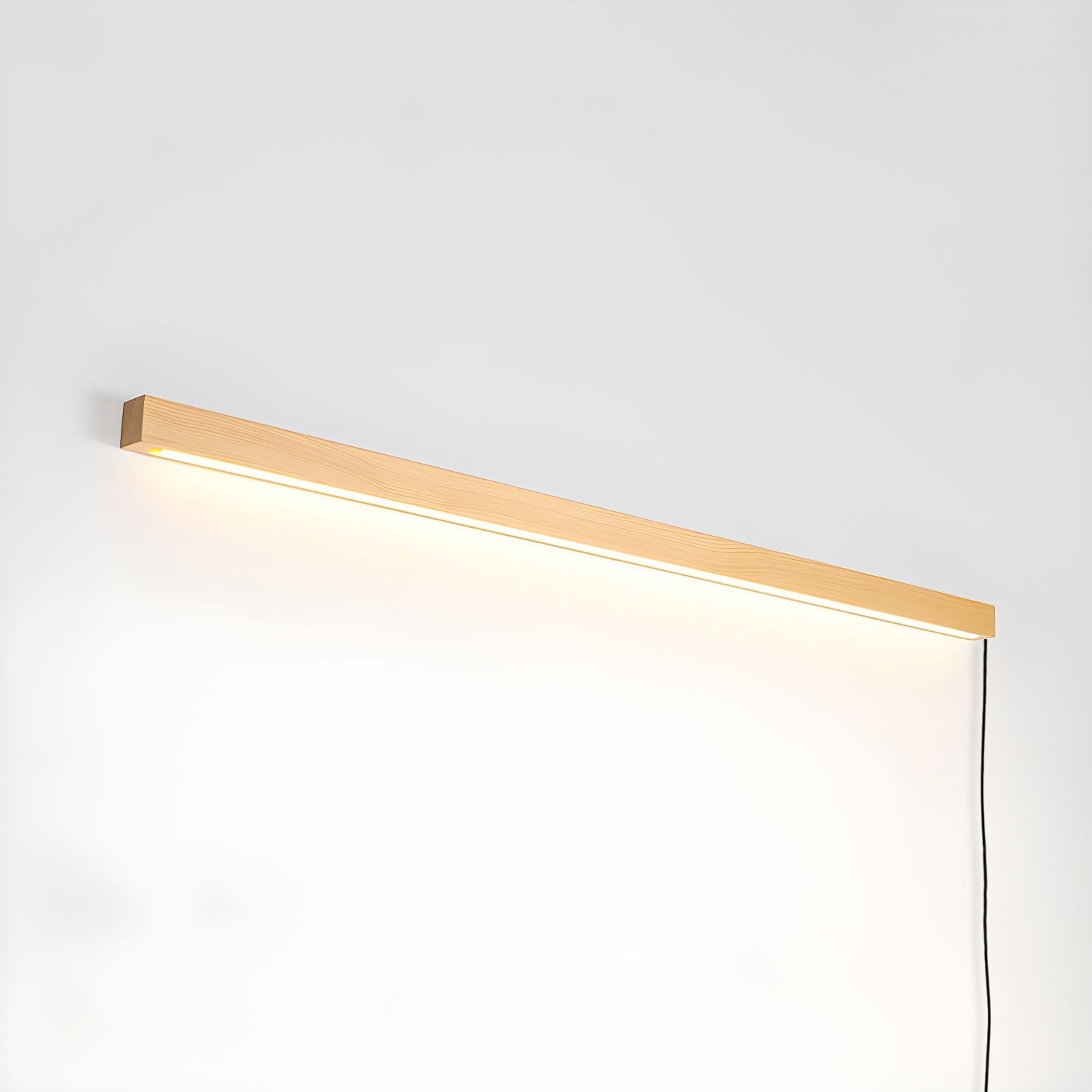 Arlo Linear Wood Plug-In Wall Light, Plug-In Wall Sconce, detail 9