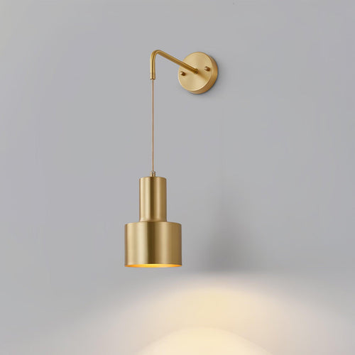 Arne Wall Light, Bedroom Wall Sconce, Metal, Dia 12cm x H 22cm