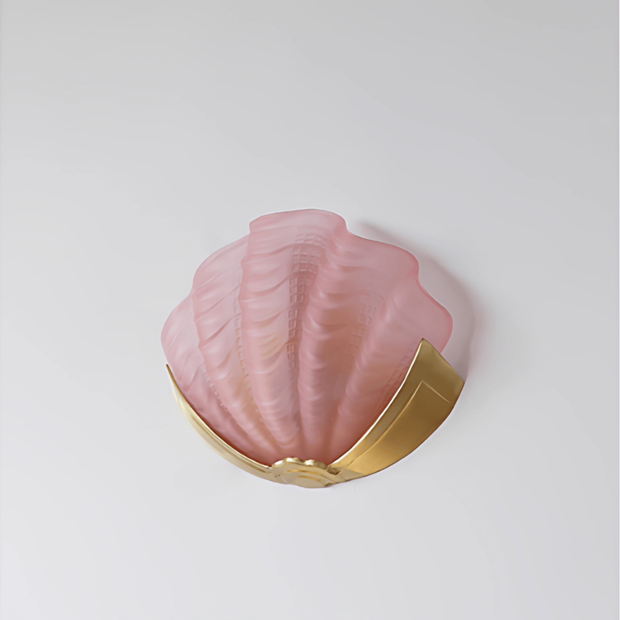 Art Deco Scallop Wall Light, Hardwired Wall Sconce, detail 33