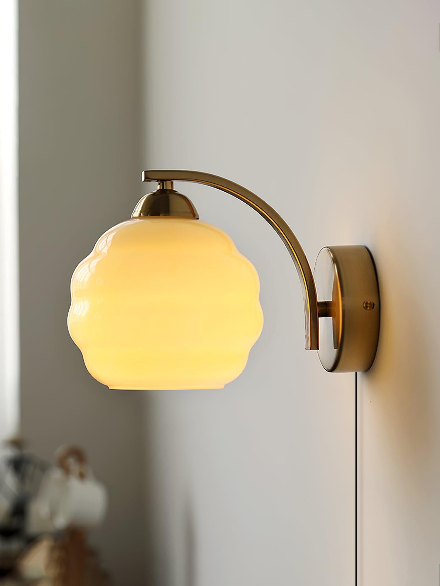 Art Deco Plug-In Wall Light, Plug-In Wall Sconce, detail 4