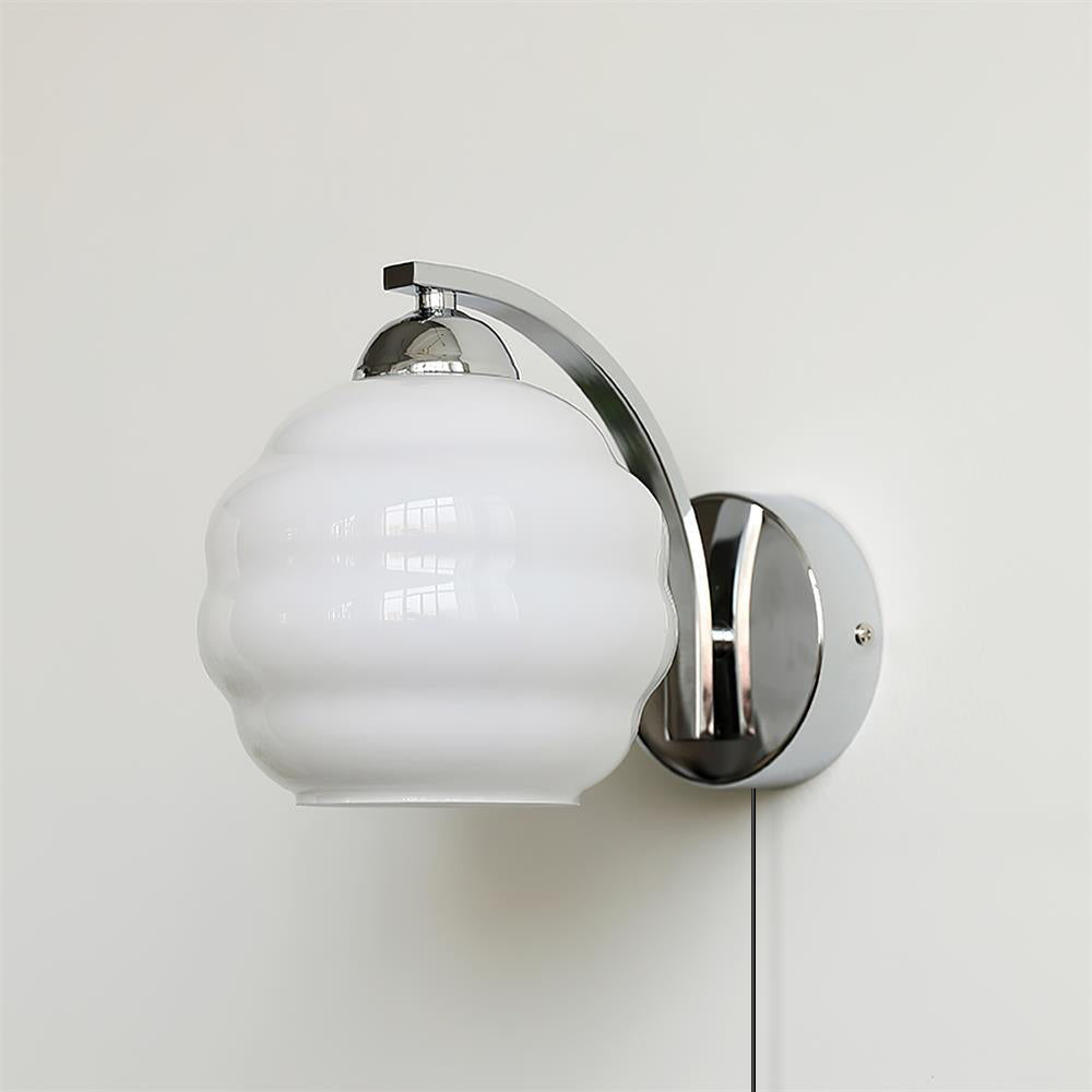 Art Deco Plug-In Wall Light, Plug-In Wall Sconce, detail 9