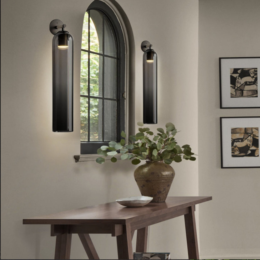 Art Glass Wall Light, Hardwired Wall Sconce, detail 42