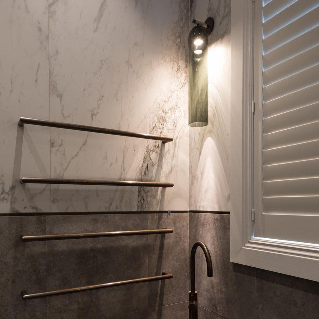 Art Glass Wall Light, Hardwired Wall Sconce, detail 15