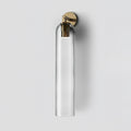 Art Glass Wall Light, Hardwired Wall Sconce, Metal, Dia 10cm x H 48cm