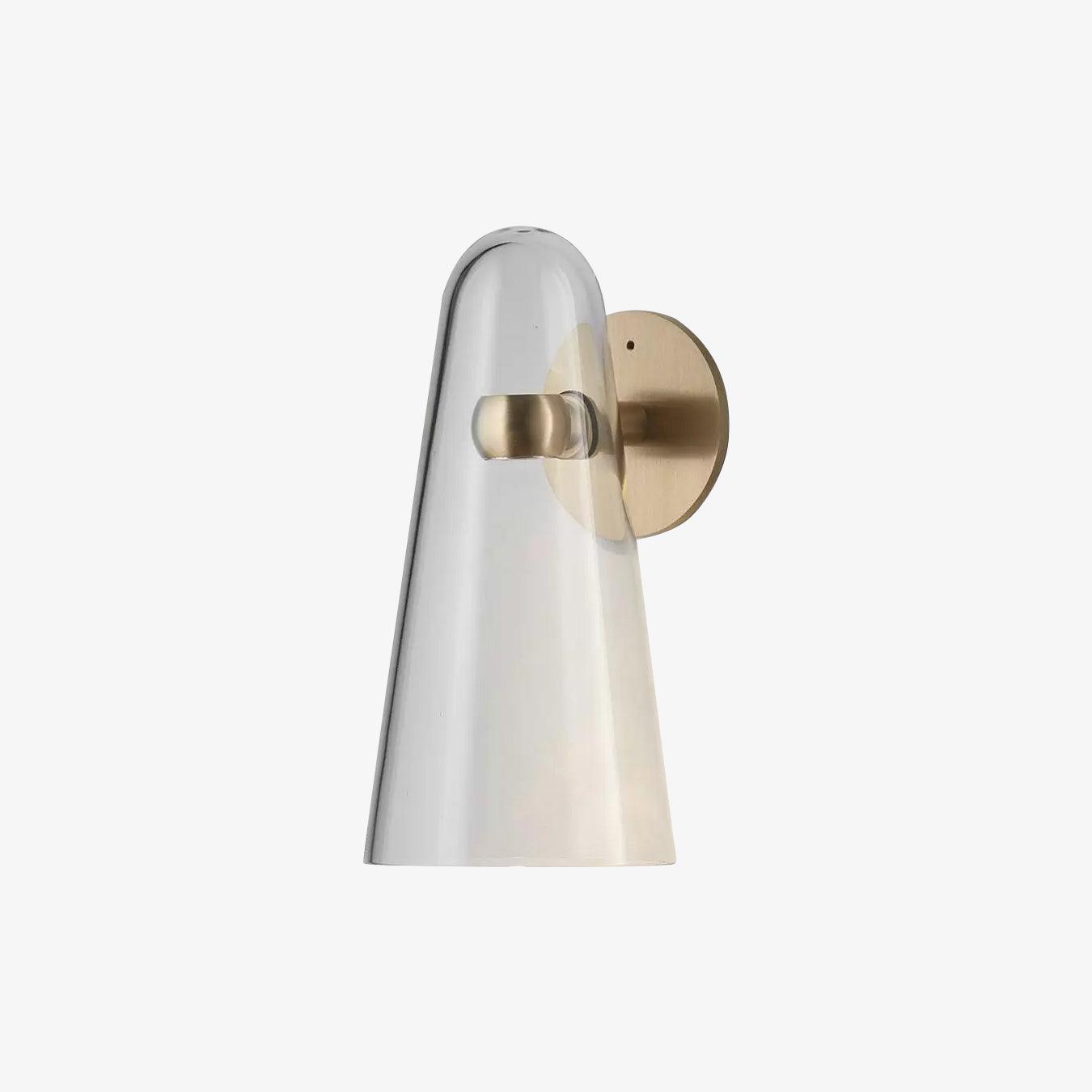 Conical Glass Wall Light, Hardwired Wall Sconce, detail 39